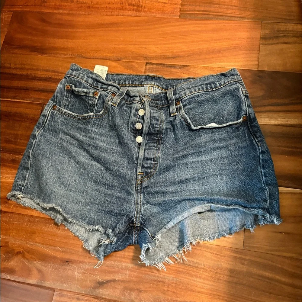 Levi’s Denim Blue Women's Shorts‎ 501 (0882)